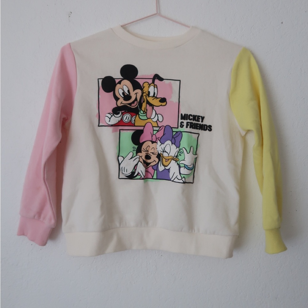 Adorable Disney Mickey & Friends Sweater - Size 6/7